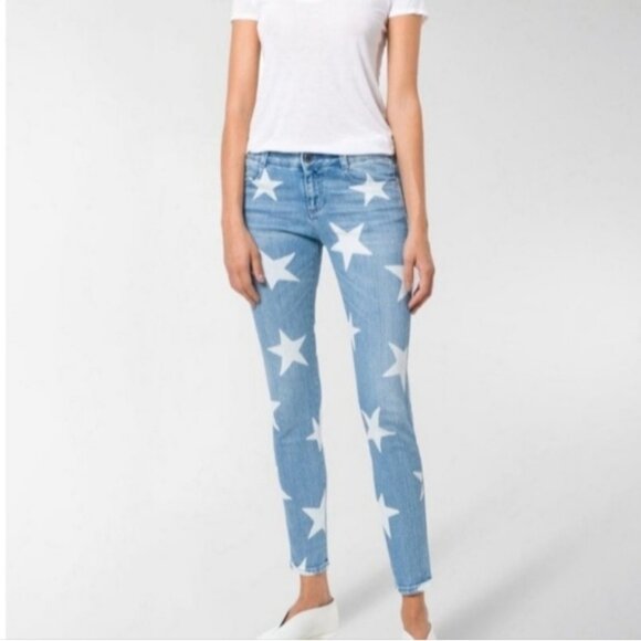 Stella McCartney Classic Blue Jeans with Stars sz 28 - Picture 13 of 13